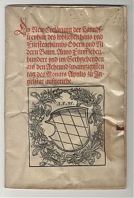 [Wilhelm IV., Herzog von Bayern] : Dy New Erclärung der Lanndsfreyhait, 1535 - Antiquariat Steutzger / Wasserburg am Inn