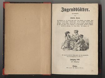 Isabella Braun: Jugendblätter, Jahrgang 1869 - Antiquariat Steutzger, Wasserburg am Inn