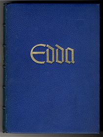 EDDA. Götter- u. Heldendichtung, Diederichs Verlag (Monumentalausgabe), 1937 - Antiquariat Steutzger
