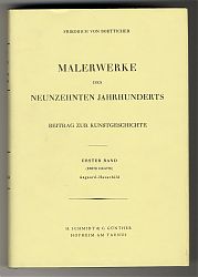 Friedrich von Boetticher: Malerwerke des 19. Jahrhunderts. 4 Bände, komplett - Antiquariat Steutzger