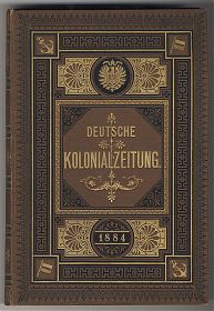 Lesser: Deutsche Kolonialzeitung, 1884 - Antiquariat Steutzger