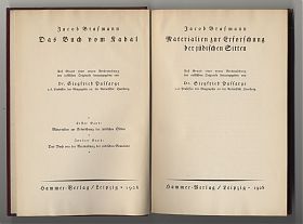 Jacob Brafmann: Materialien zur Erforschung der jüdischen Sitten (Das Buch vom Kahal I) - Antiquariat Steutzger