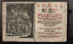 Abraham a Santa Clara: Judas, der Erzschelm - 3. Theil, Salzburg, Melchior Haan, 1692 - Antiquariat Steutzger/Buch am Buchrain