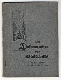 Maximilian Ritzinger: Dosenmacher von Wasserburg - Antiquariat Steutzger/Wasserburg