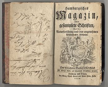 Hamburgisches Magazin, 13. Bd., 1754 - Antiquariat Steutzger / Buch am Buchrain & Wasserburg am Inn