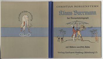 Christian Morgenstern: Klaus Burrmann, der Tierweltphotograph - Verlag Gerhard Stalling, 1941 /  Antiquariat Joseph Steutzger / Buch am Buchrain & Wasserburg am Inn
