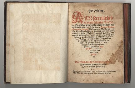 Pseudo-Paracelsus : Für Pestilentz (Über die Pest). - Salzburg, Baumann, 1554 - Antiquariat Joseph Steutzger / Buch am Buchrain & Wasserburg am Inn