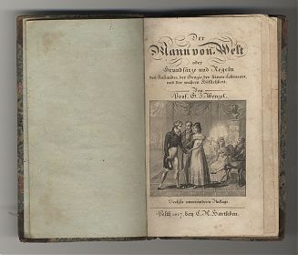 G. I. Wenzel : Der Mann von Welt. - Pesth, Hartleben, 1817 - Joseph Steutzger / Antiquariat / Buch am Buchrain & Wasserburg am Inn