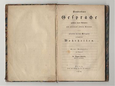Zinzendorf : Sonderbare Gespräche