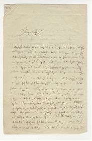 Ludwig Bechstein (1801 Weimar-Meiningen 1860) : Eigenhändiger Brief, Schleusingen, September 1843