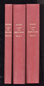 Roubo : L'ART DU MENUISIER - Slatkine Reprints,  3 vol. - Antiquariat Joseph Steutzger / Buch am Buchrain & Wasserburg am Inn
