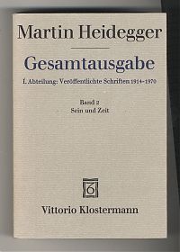 Martin Heidegger : Sein und Zeit. - Vittorio Klostermann, 1977 - Antiquariat Joseph Steutzger / Wasserburg am Inn & Buch am Buchrain