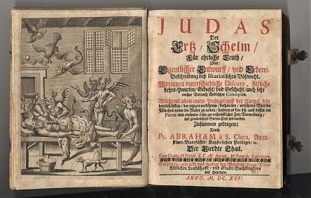 Abraham à S. Clara : Judas Der Ertz-Schelm - 4. Teil (apart), Salzburg, Melchior Haan, 1695 - Antiquariat Joseph Steutzger / Wasserburg am Inn & Buch am Buchrain. 