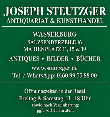 Öffnungszeiten : Antiquariat Steutzger / Wasserburg am Inn